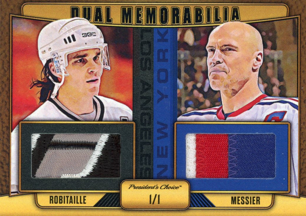 Luc Robitaille & Mark Messier Dual Memorabilia 1/1