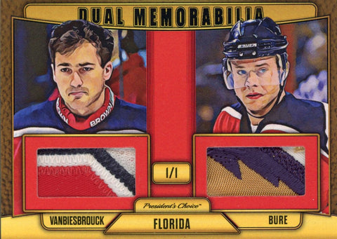 John Vanbeisbrouck & Pavel Bure Dual Memorabilia 1/1