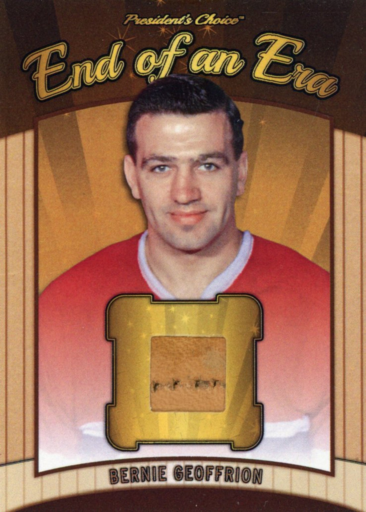 Bernie Geoffrion End of an Era Gold 1 of 1