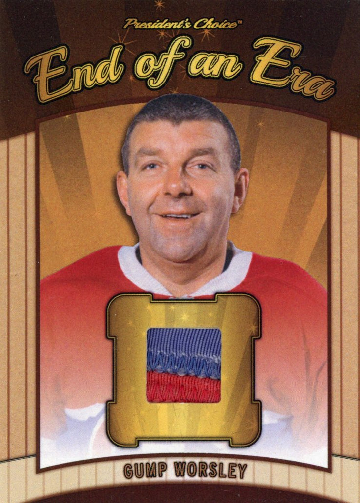 Gump Worsley End of an Era Gold 1 of 1