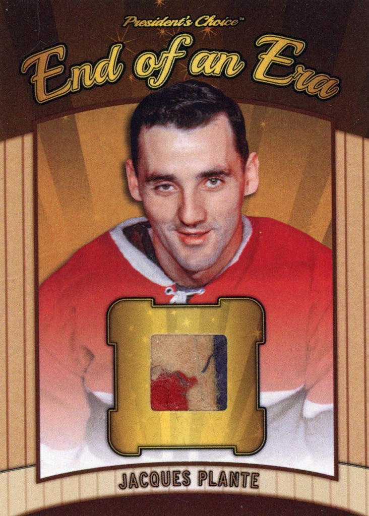 Jacques Plante End of an Era Gold 1 of 1