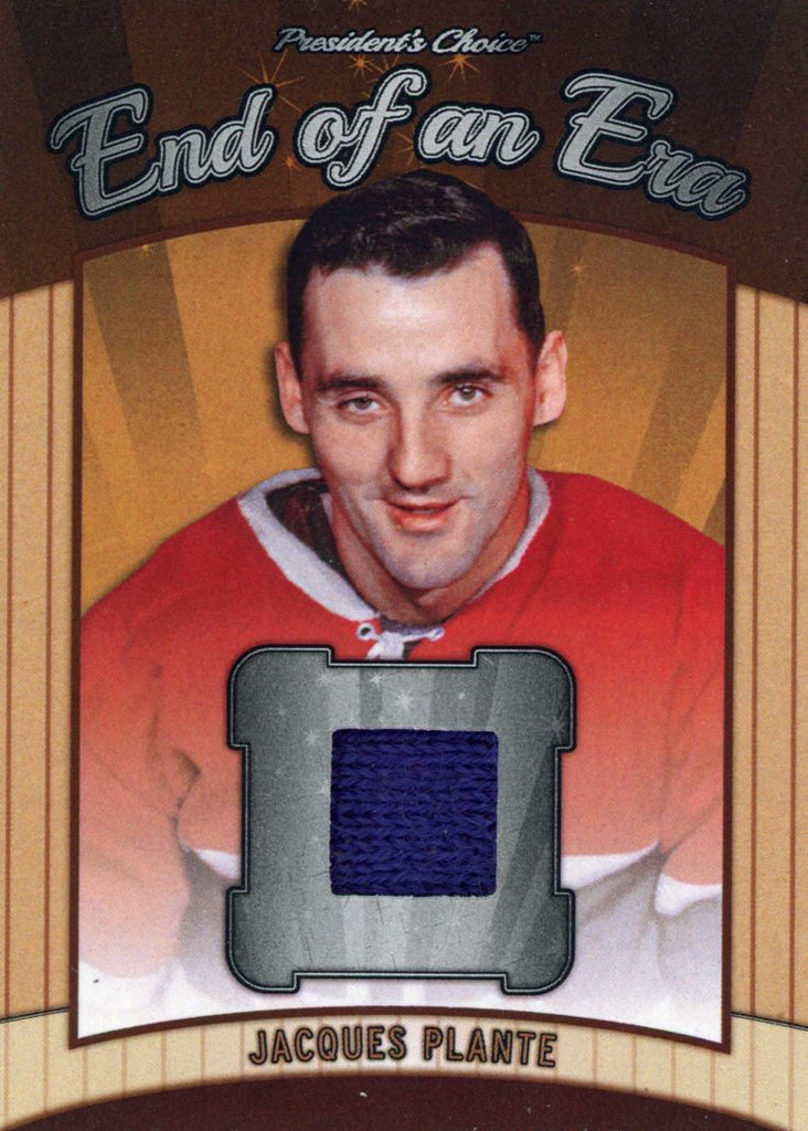 Jacques Plante End of an Era Silver 1 of 19*