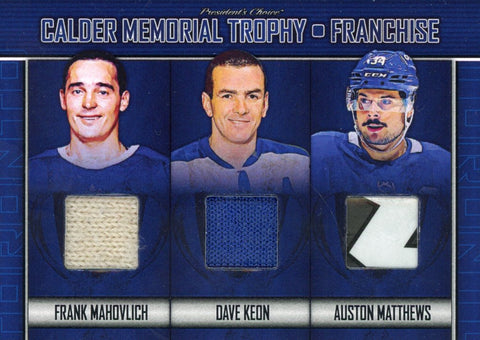 Toronto Maple Leafs Mahovlich, Keon, Matthews Franchise 1/5