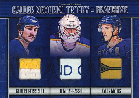 Buffalo Sabres Perreault, Barrasso, Myers Franchise 5/5
