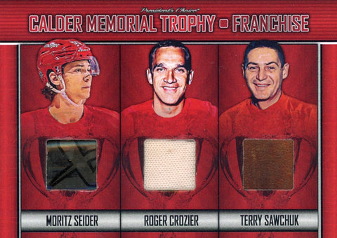 Detroit Red Wings Seider, Crozier, Sawchuk Franchise 1/5