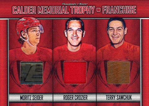 Detroit Red Wings Seider, Crozier, Sawchuk Franchise 5/5