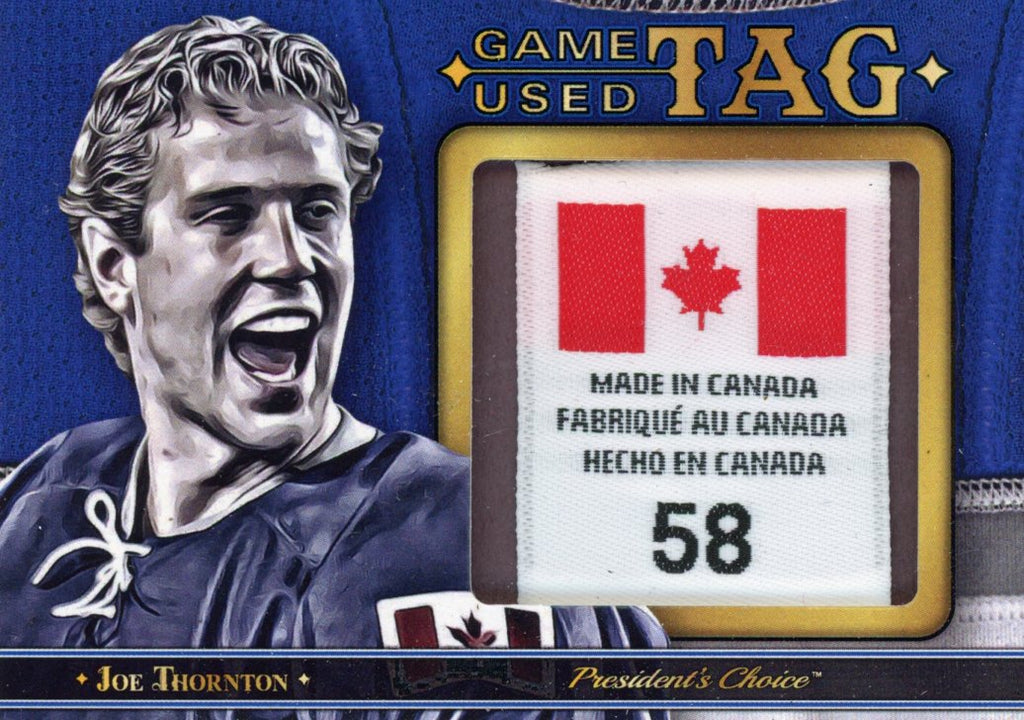 Joe Thornton (2002 All-Star Game) Game-Used Tag 1/1