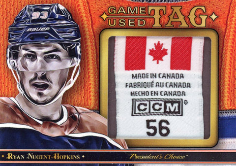 Ryan Nugent-Hopkins Game-Used Tag 1/1