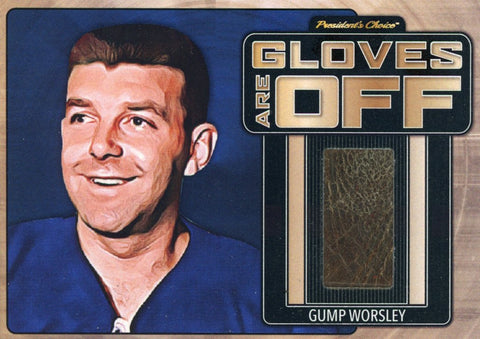 Gump Worsley Gloves Are Off 1/4