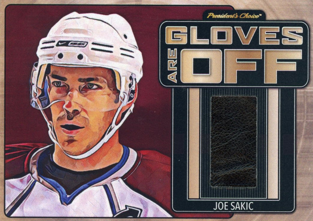 Joe Sakic Gloves Are Off 1/5