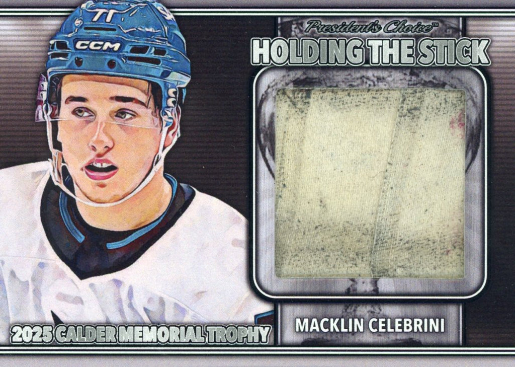 Macklin Celebrini Holding the Stick - Candidates Silver 4/4