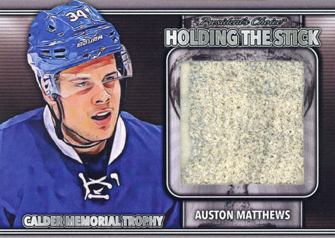 Auston Matthews Holding the Stick - Winners Silver 1/4