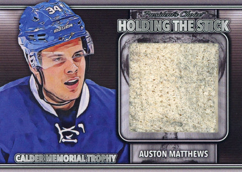Auston Matthews Holding the Stick - Winners Silver 3/4