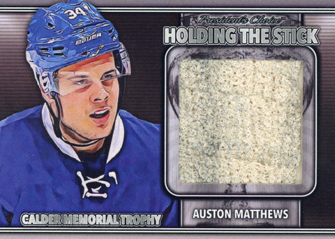Auston Matthews Holding the Stick - Winners Silver 4/4