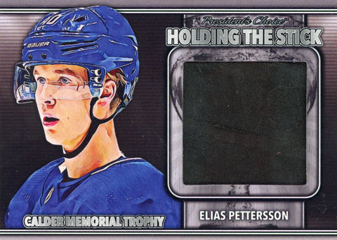Elias Pettersson Holding the Stick - Winners Silver 3/4