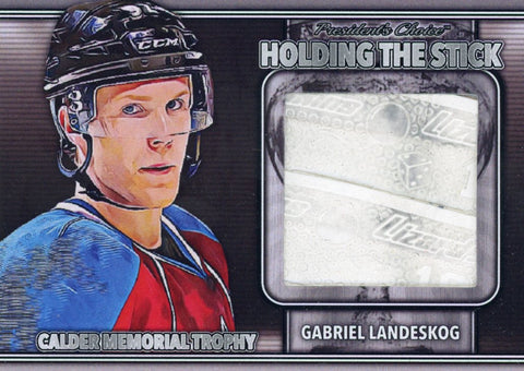 Gabriel Landeskog Holding the Stick - Winners Silver 3/4