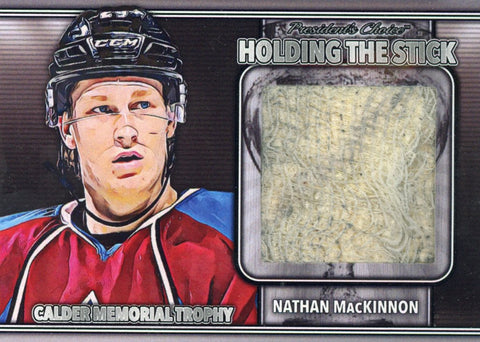 Nathan MacKinnon Holding the Stick - Winners Silver 1/4
