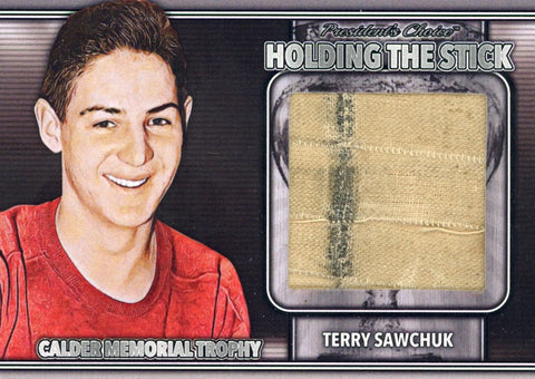 Terry Sawchuk Holding the Stick - Winners Silver 1/4