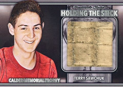 Terry Sawchuk Holding the Stick - Winners Silver 3/4