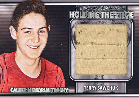 Terry Sawchuk Holding the Stick - Winners Silver 4/4