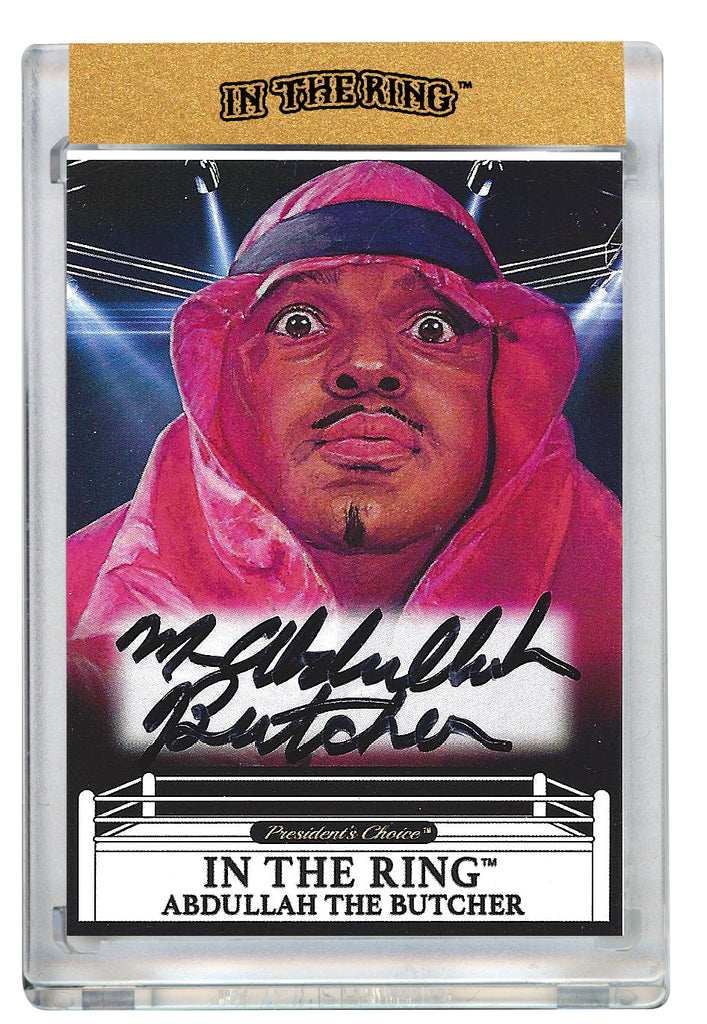 Abdullah the Butcher In the Ring Autograph Card (49)