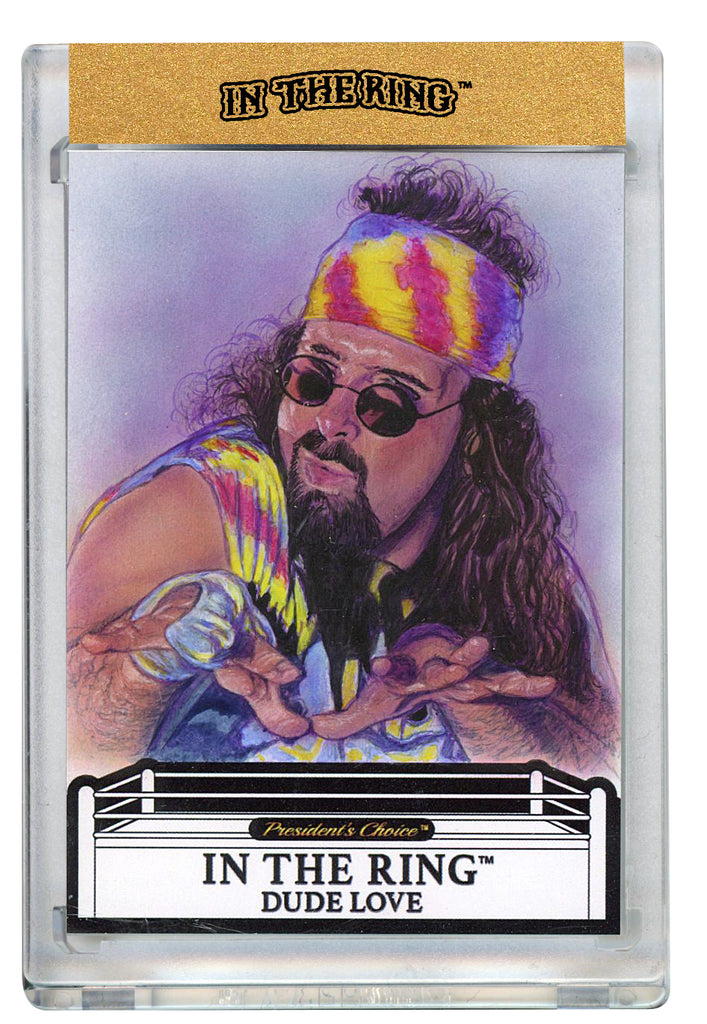 Dude Love In The Ring Art Card 1 of 1