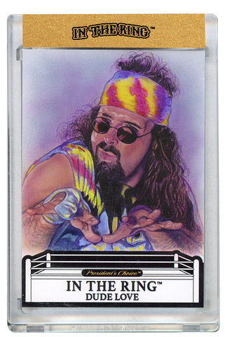 Dude Love In The Ring Art Card 1 of 1