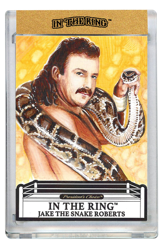 Jake the Snake Roberts In The Ring Art Card 1 of 1