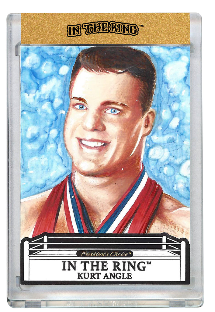 Kurt Angle In The Ring Art Card 1 of 1