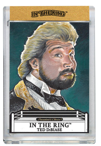 Ted DiBiase In The Ring Art Card 1 of 1