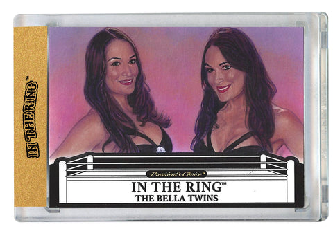 The Bella Twins In The Ring Art Card 1 of 1