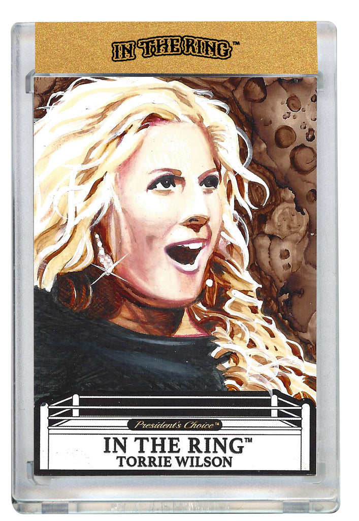 Torrie Wilson In The Ring Art Card 1 of 1