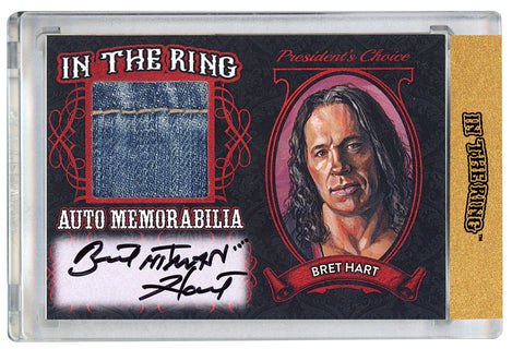Bret Hart #2 In the Ring Auto/Memo Red /29*