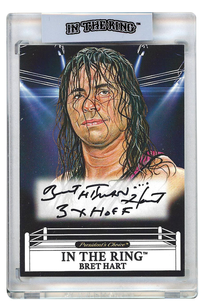Bret Hart #1 In the Ring Autograph with Inscription 1 of 1