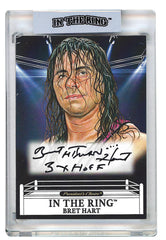 Bret Hart #1 In the Ring Autograph with Inscription 1 of 1