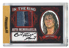 Bret Hart #1 In the Ring Auto/Memo Red /29*