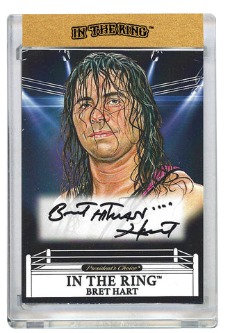 Bret Hart #1 In the Ring Autograph /39