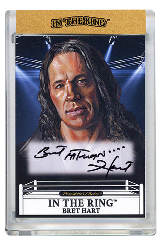 Bret Hart #2 In the Ring Autograph Card (39)