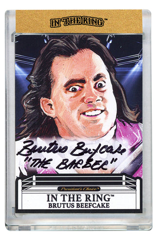 Brutus Beefcake #2 In the Ring Autograph with "The Barber" Inscription (11)