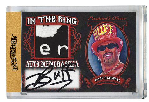 Buff Bagwell In the Ring Auto/Memo Red /39*