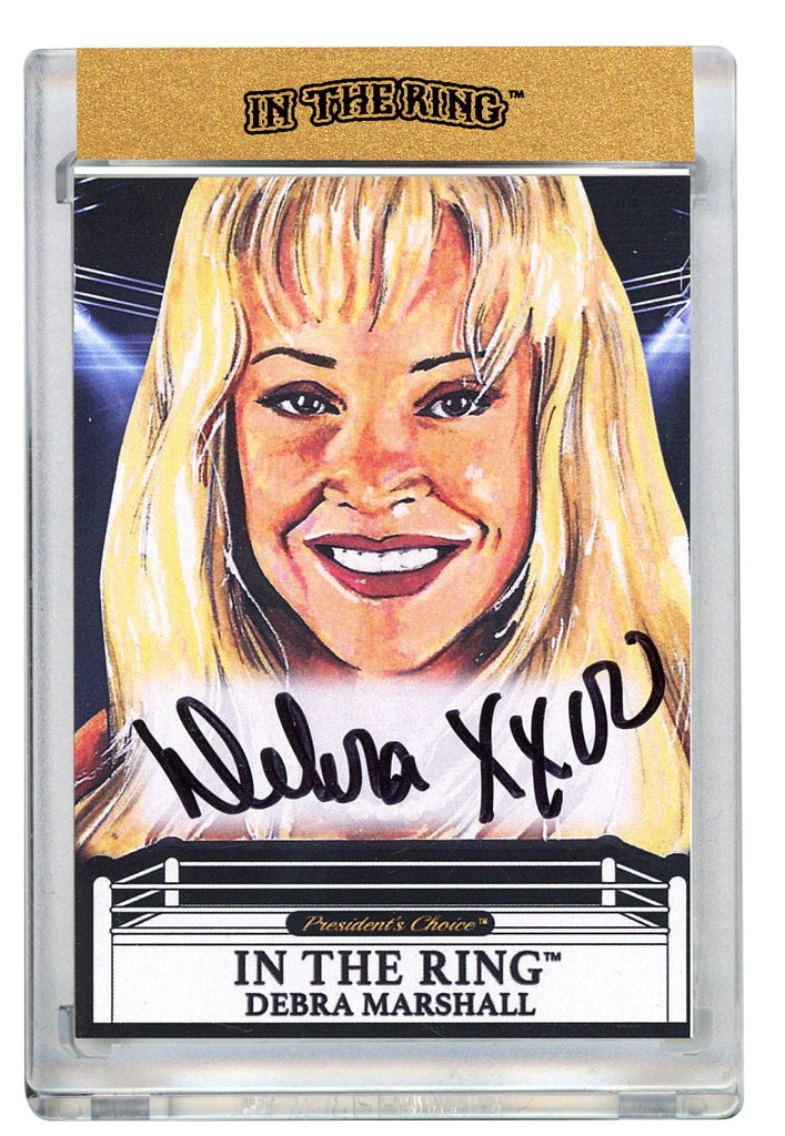 Debra Marshall In the Ring Autograph Card with Inscription 1/1