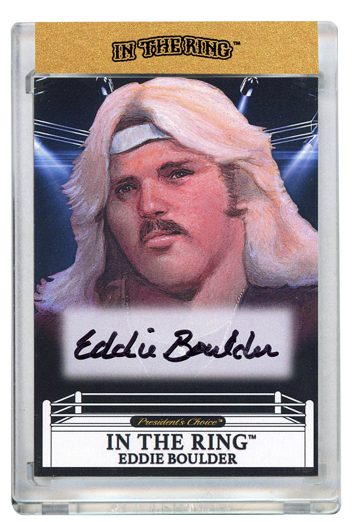 Eddie Boulder In the Ring Autograph Card (49)