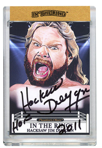 Hacksaw Jim Duggan In the Ring Autograph Card with Inscription #2 (7)