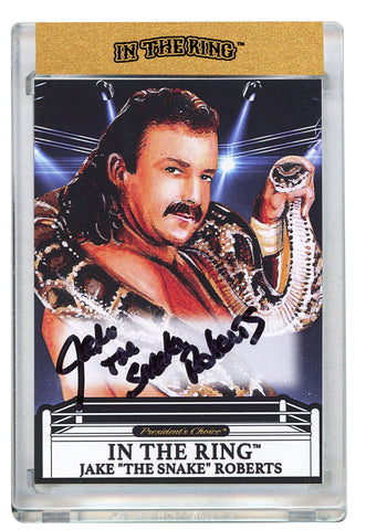 Jake The Snake Roberts In the Ring Autograph Card (49)