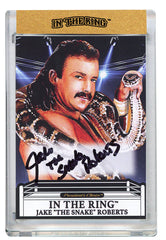 Jake The Snake Roberts In the Ring Autograph Card (49)