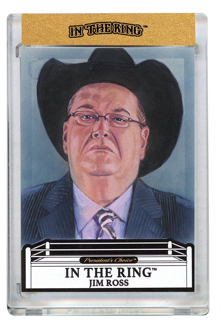 Jim Ross In The Ring Art Card 1 of 1