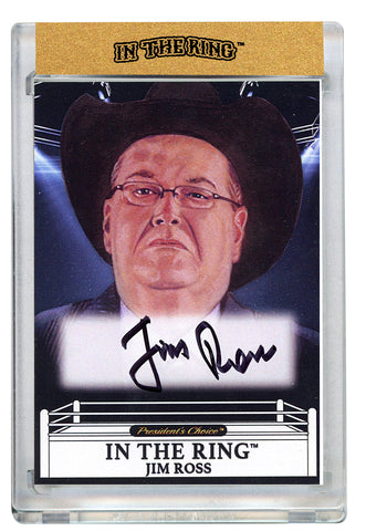 Jim Ross In the Ring Autograph Card (47)
