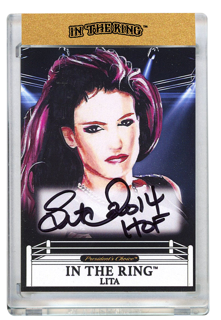 Lita In the Ring Autograph with Inscription 1/1