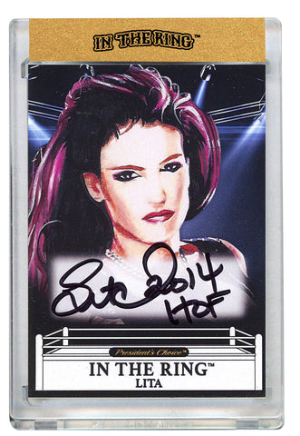Lita In the Ring Autograph with Inscription 1/1