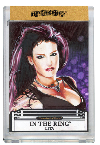 Lita In The Ring Art Card 1 of 1